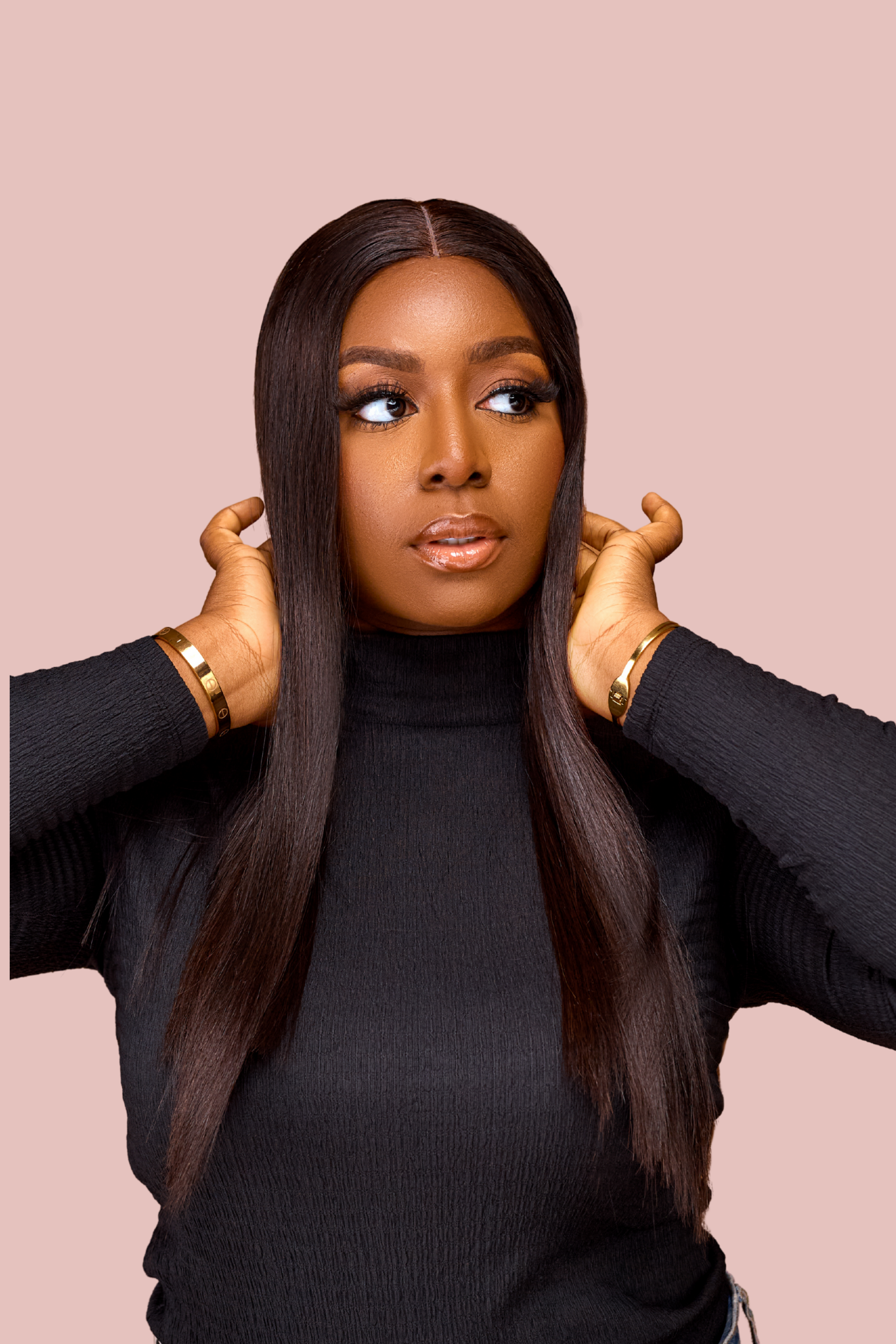 12 Inch Coffee Brown Mohrieah B.S Wig 5X5