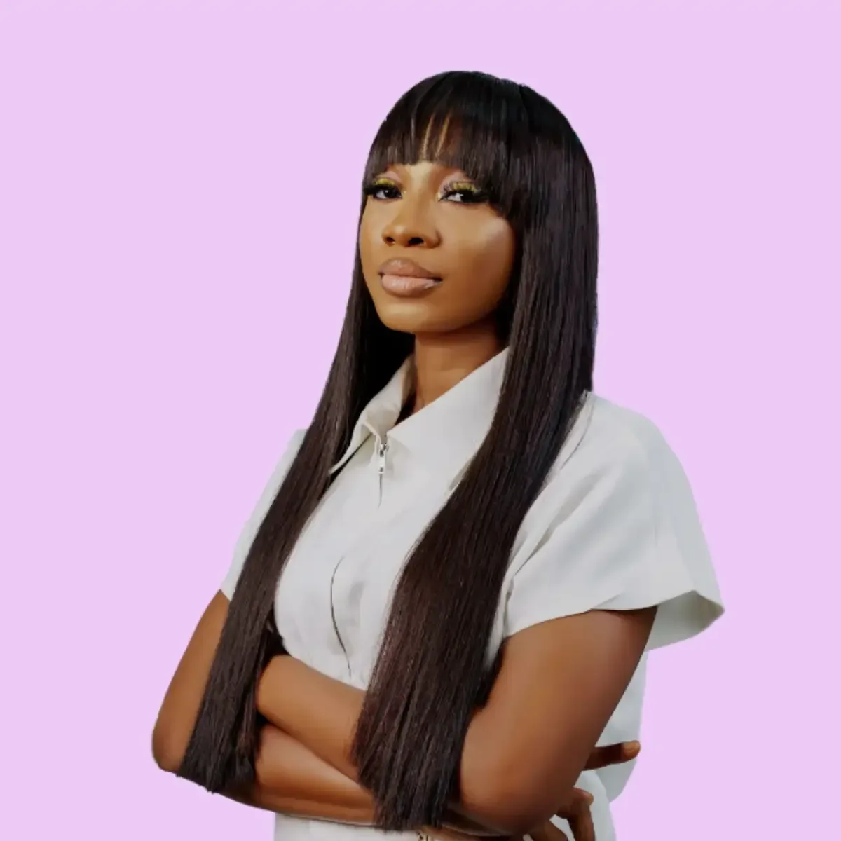 FRINGE BONE STRAIGHT WIG