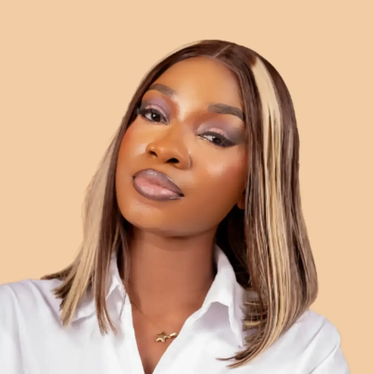 10-Inch Vietnamese BONE STRAIGHT Wig | 2x6 Lace | 210g |  PIANO 01 