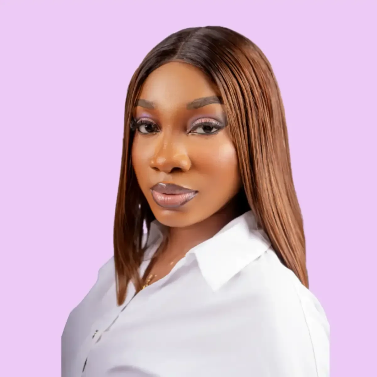 10-Inch Vietnamese BONE STRAIGHT Wig | 2x6 Lace | 360g | BROWN 4