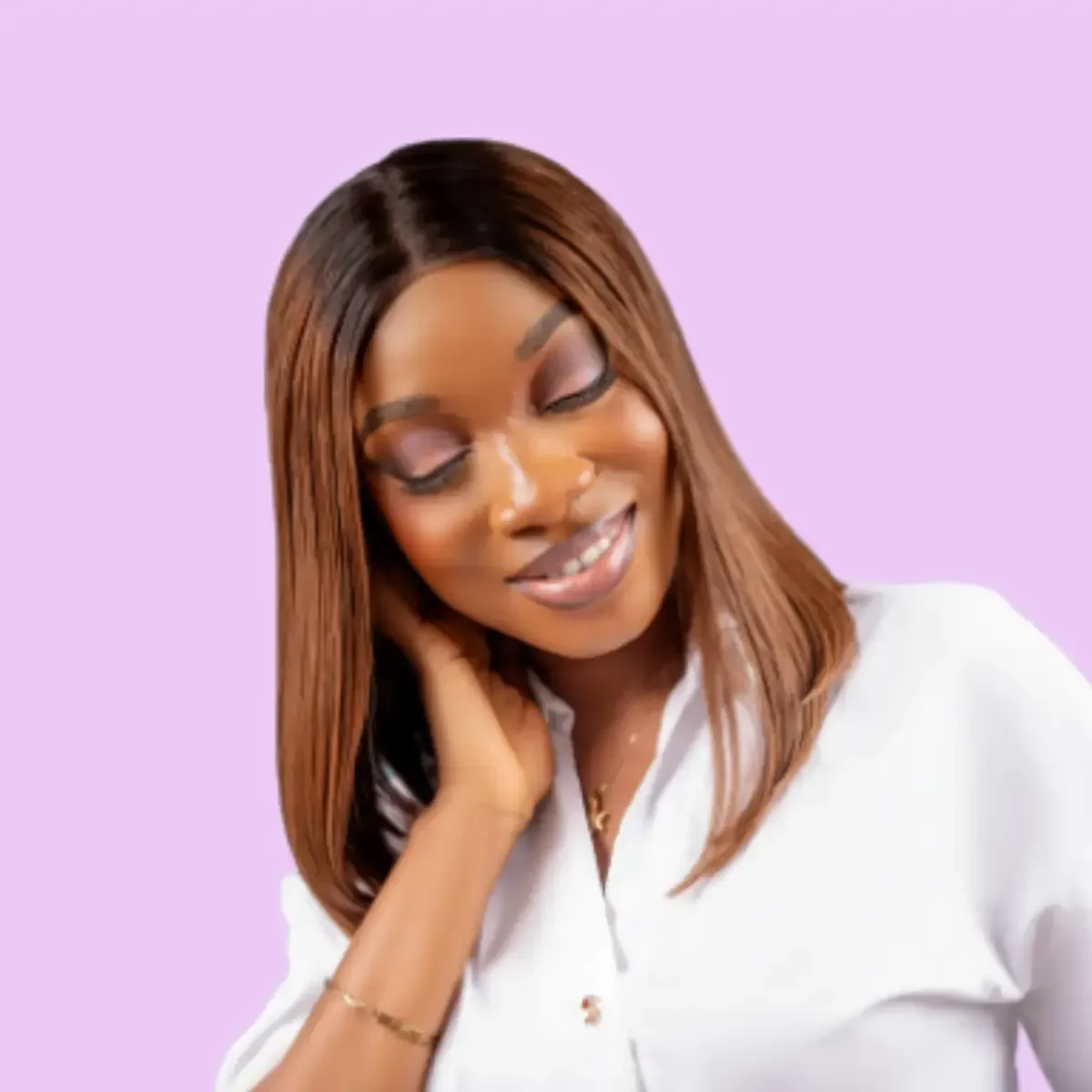 10-Inch Raw Vietnamese BONE STRAIGHT Wig | 2x6 Lace | 360g |  BROWN 04