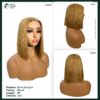 12" Blond Bone Straight